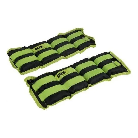 Pesas Tobillo/muñeca Par 1kg Drb Color Negro