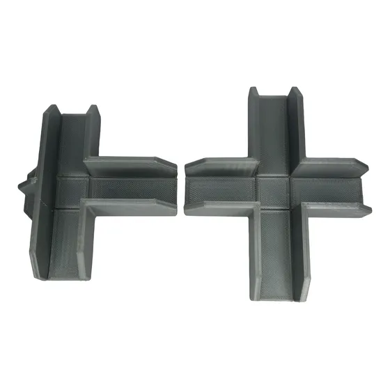 Herramienta Escuadra Placas Melamina 18mm X 4 U Gris