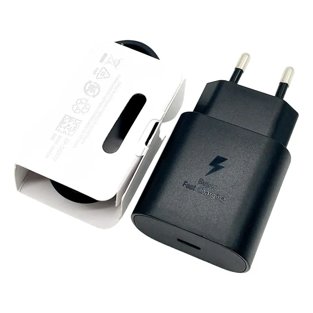 Cargador 25w Super Carga Rápida Para Samsung Tipo C A C
