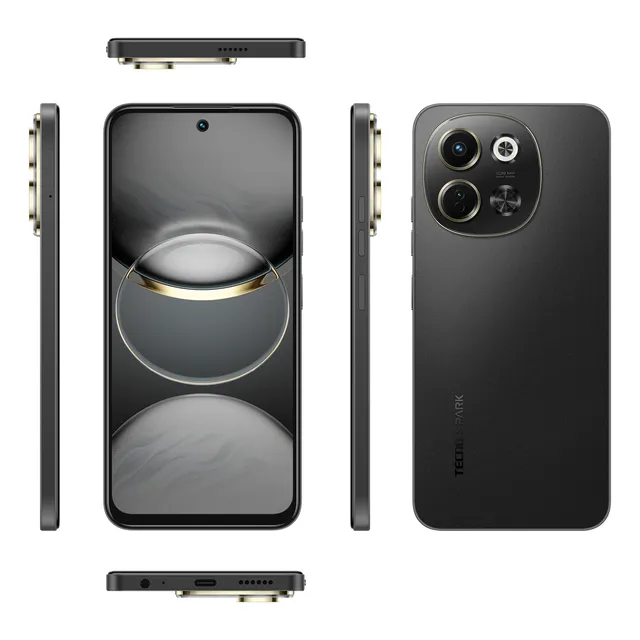 Celular Tecno Spark 30 5g 256gb + 8gb Midnight Shadow