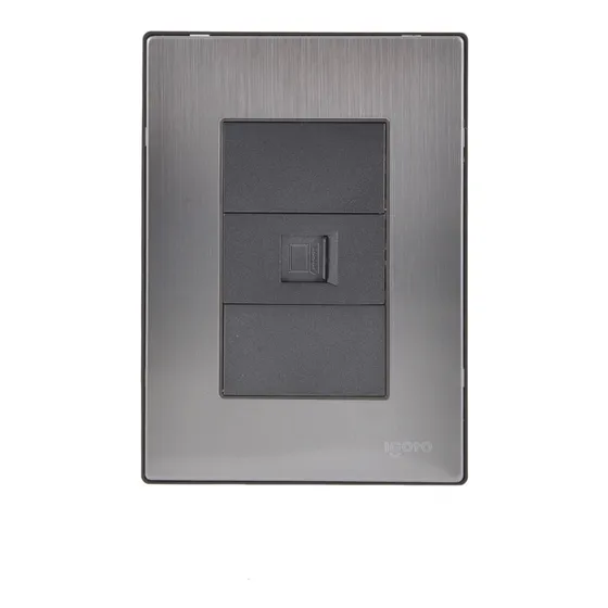 Placa Armada Toma De Datos, Acero Inoxidable Igoto Color Oxford