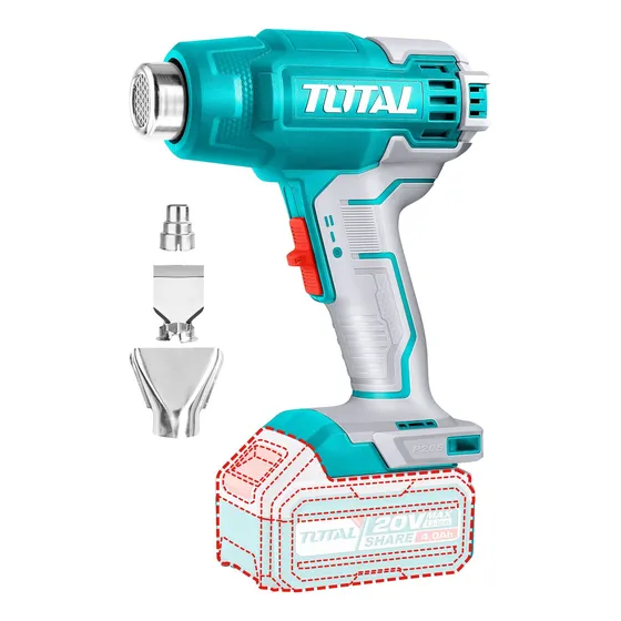 Pistola De Calor Inalámbrica Total 20v 300/550ºc - A Batería
