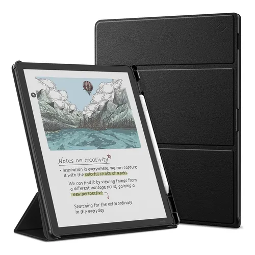 Funda Tipo Libro Amazon 53 101638 De Cuero | Parcelamento sem juros