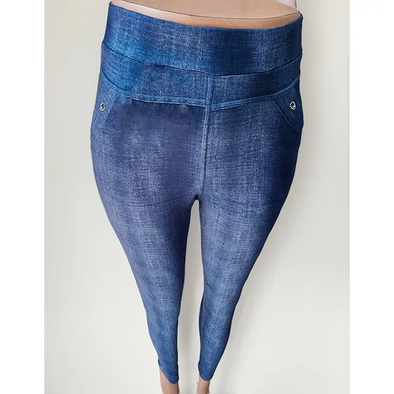 Leggins Jeans Térmico Ropa Térmica Talla Grande Frio Plus