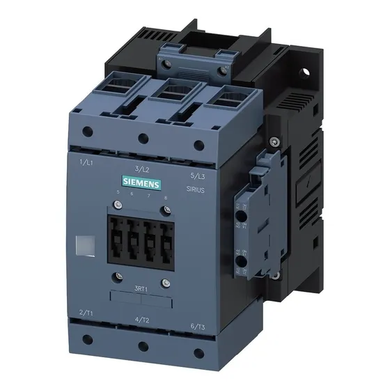 Contactor De Potencia Ac-3 115a 55kw Siemens 3rt1054-1af36