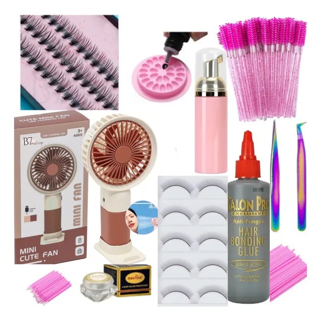 Kit Curso Tufinho Iniciante Lash + Cola 