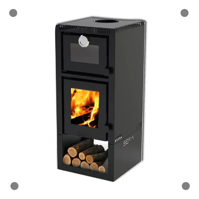Calefactor Estufa A Leña Alto Rend C/horno 110m2 Sefia