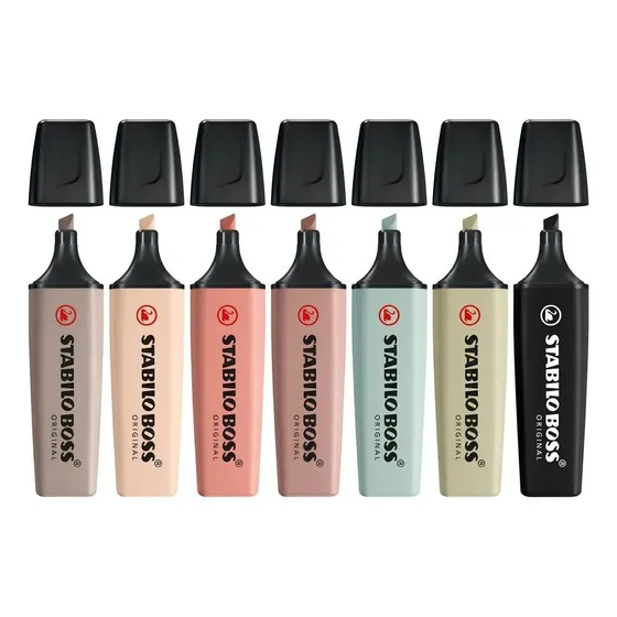 Resaltadores Stabilo Boss Nature Colores/ 7 Unidades