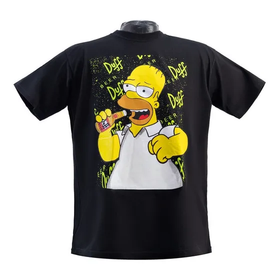 Franela Homero Simpson Cerveza Duff Adulto Unisex Algodón