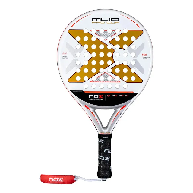 Pala Pádel Nox Ml10 Pro Cup Coorp Dorado Pml10prcusil25 Blanco