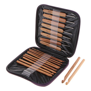 20pcs Herramientas De Agujas De Tejer De Ganchillo, Kit De 20pcs Herramientas De Agujas De Tejer De Ganchillo, Kit De