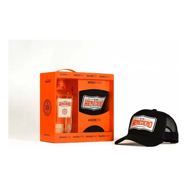 Gin Heredero 750 Ml Con Gorra Trucker