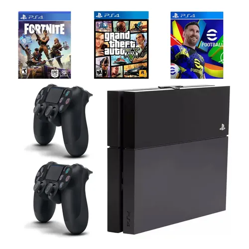 Sony PlayStation 4 500GB Grand Theft Auto V cor preto onyx 2022