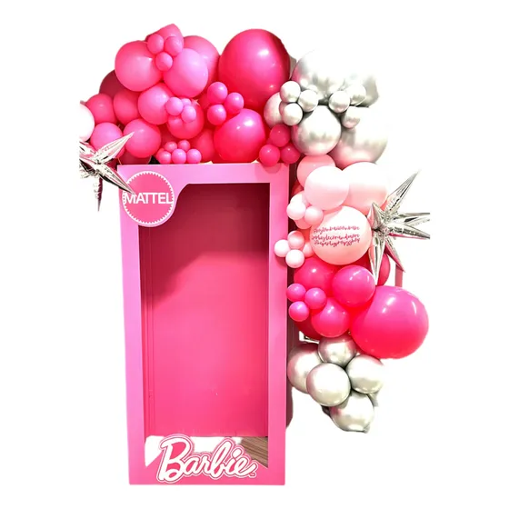 Alquiler Cajas Muñeca Barbie Cabina Fotos Photo Booth Props 