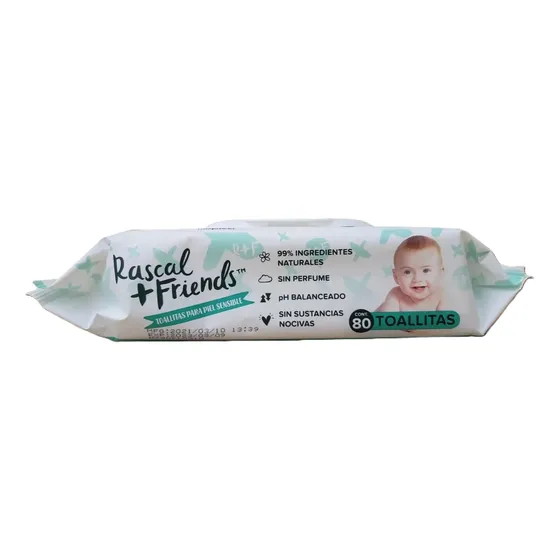 Toallitas Rascal Friends \ 2 Pack De 80 Toallitas C/u