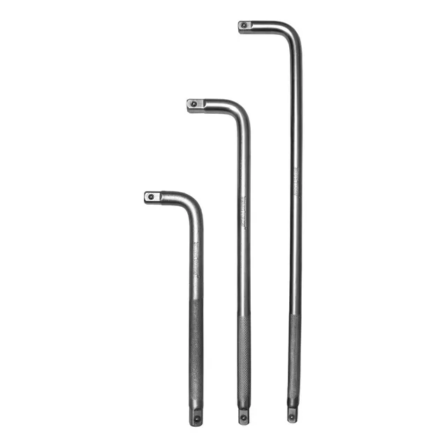 Set 3 Palancas En L 1/2  Llave Cruz Saca Rueda Tooltech