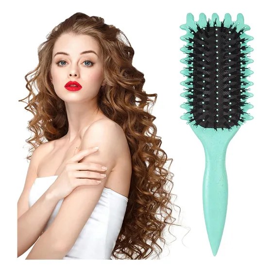 Pincel Bounce Curl Cepillo,define Style Rizado Peine