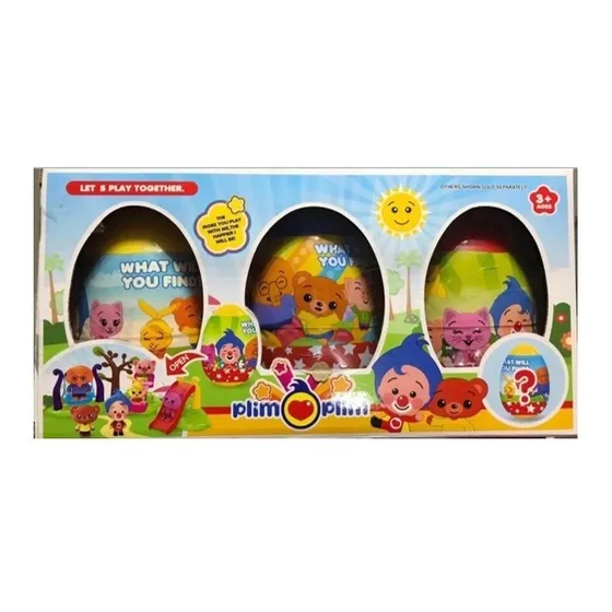 El Payasito Plim Plim - Huevos Sorpresa X3