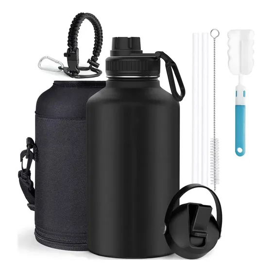 De 1920ml/64oz Termo De Acero Inoxidable,termo De Agua Con 2