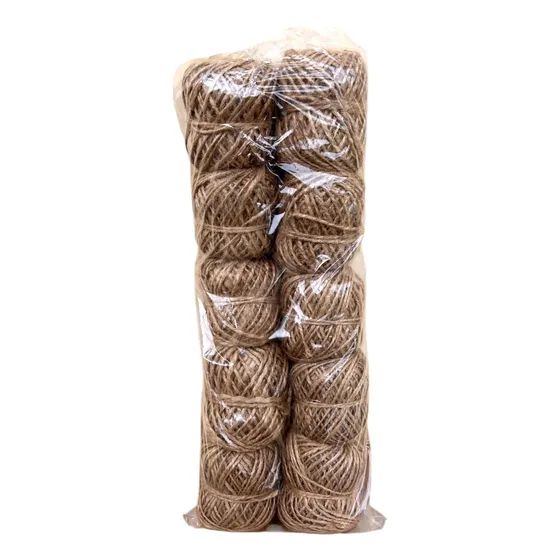Rollos Hilo Yute Natural Para Tramar X 50 Metros C/u X Un