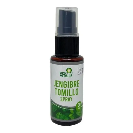 Jengibre Y Tomillo Spray Alivia Tos Y Resfrio 30ml Pack X3