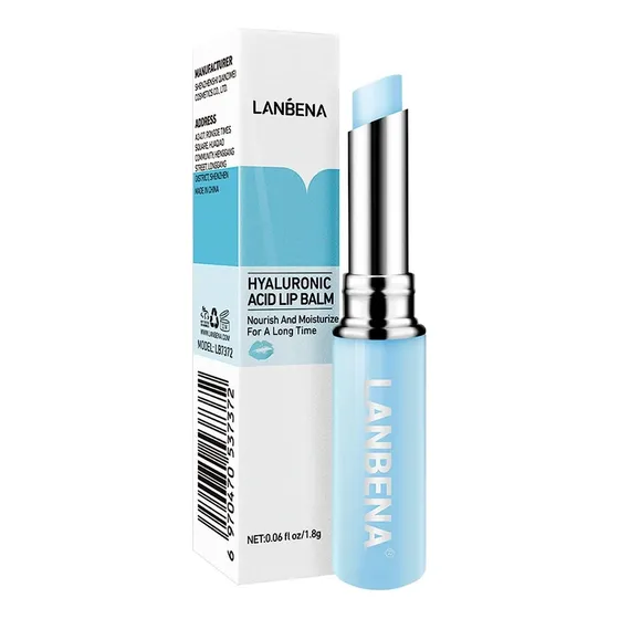Bálsamo Labial Voluminizador Lanbena En Barra Para Piel Seca