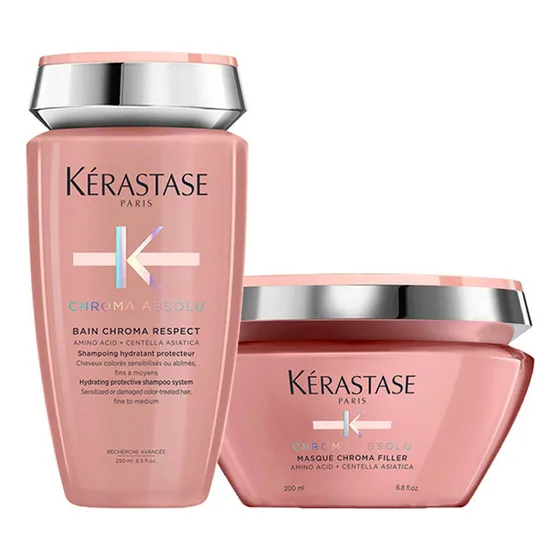 Kérastase Bain Chroma Respect + Masque Chroma Filler
