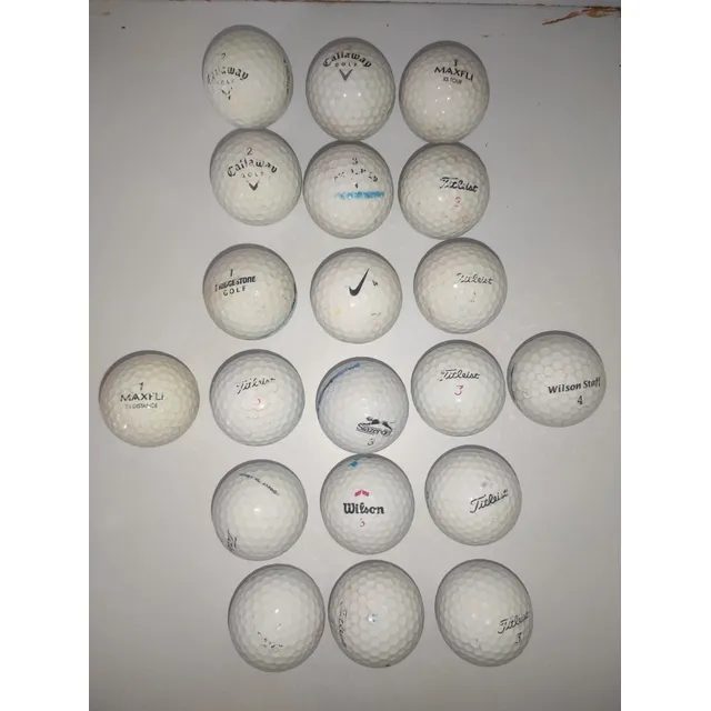 Pelotas De Golf Usadas Varias Marcas 20 X 10