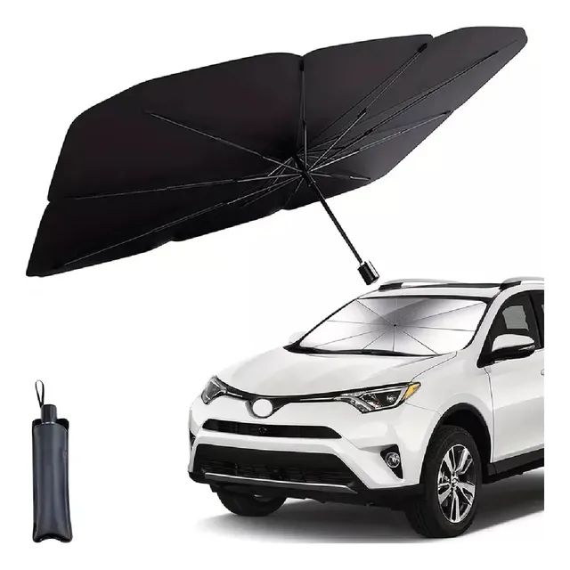 Parasol De Auto Parabrisas Forma De Paraguas Sol Portatil