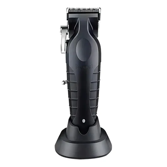 Máquina de cortar cabelo elétrica Kemei Mayor Transborder Barber Km-2296 cor preta