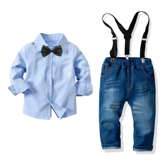Conjunto De Ropa De Cumpleaños Para Niño Trajes De Pantalone