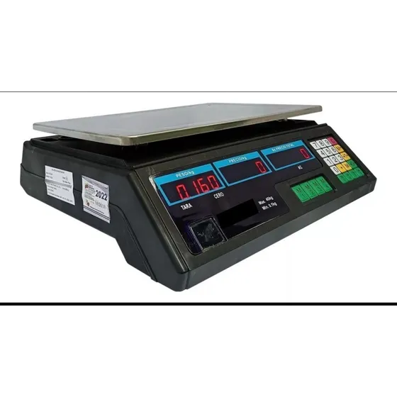 Peso Eléctronico Digital 40kg Recargable Con Sencamer 