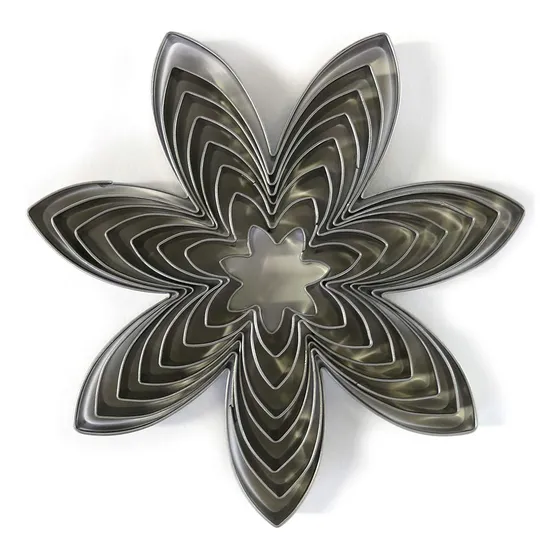 Mold Primera Impresion Cortador Galleta 7 Flor Petalo 8