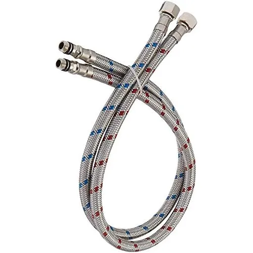 Manguera Flexible De 40 Pulgadas Baño Y Cocina, Trenza...