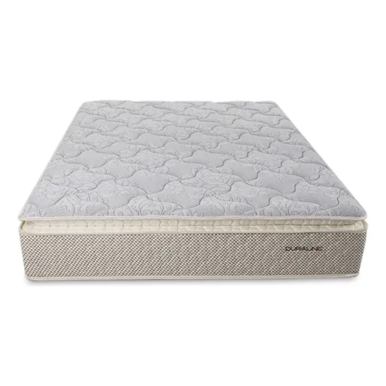 Colchón 1 Plaza Y Media Espuma Densidad 33 130kg Pillow Top