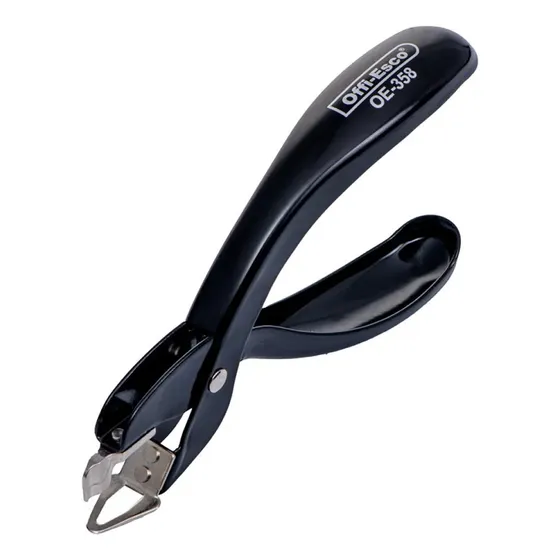 Sacaganchos Tipo Pinza Oe-358 Offi-esco Color Negro