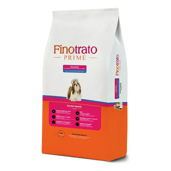 Ração Prime Sensitive Finotrato Cães Pequenos E Médios 3kg