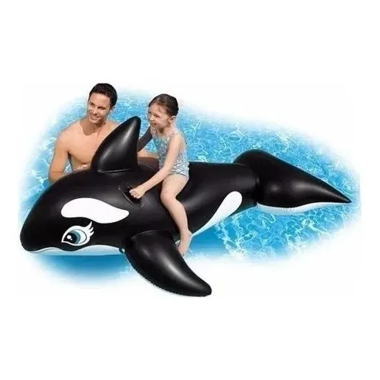 Ballena Flotador Tamaño Grande Inflable Piscina Orca Durable