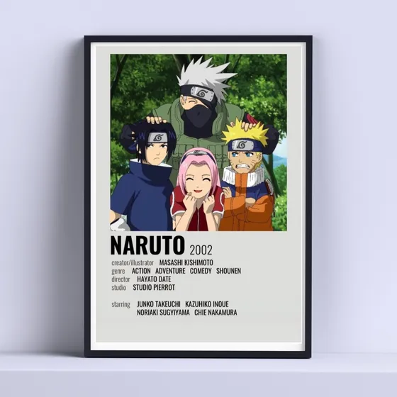 Cuadro Anime Naruto Poster 30x40cm List P Colgar