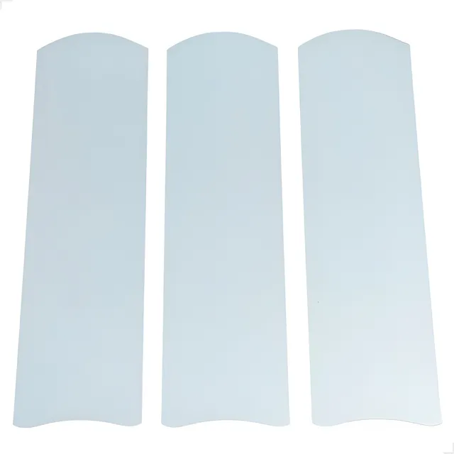 Hélice Pá Ventilador De Teto Universal Mdf Branca Sem Furos