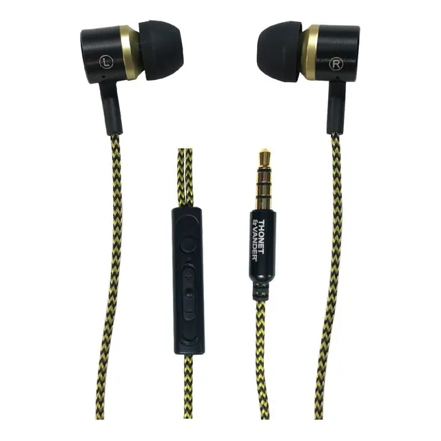 Auriculares Klein Manos Libres T&v Negro