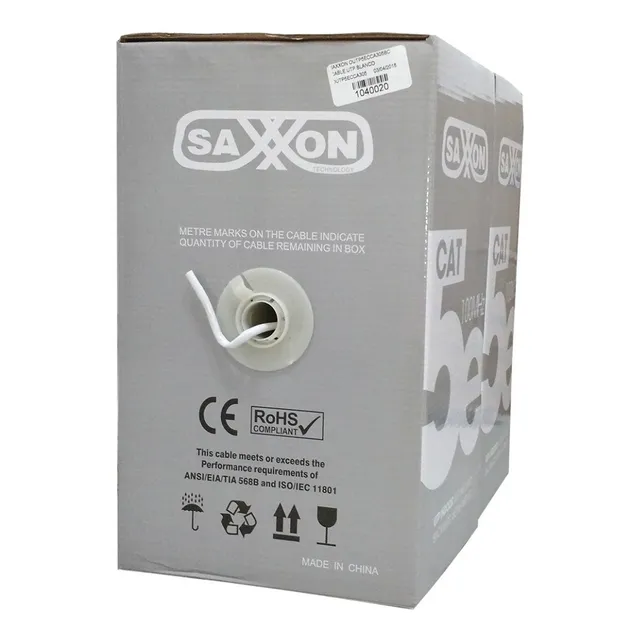 Cable Utp Saxxon Blanco 305 Mts Blanco Uso Interior