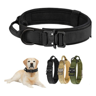 ** Collar Táctico For Perro Ajustable Con Hebilla De Metal ** Collar Táctico For Perro Ajustable Con Hebilla De Metal