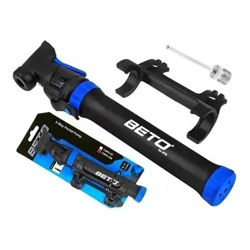 Bomba Mini Beto Bicicletas Ruta Mtb 80 Psi Soporte Aguja