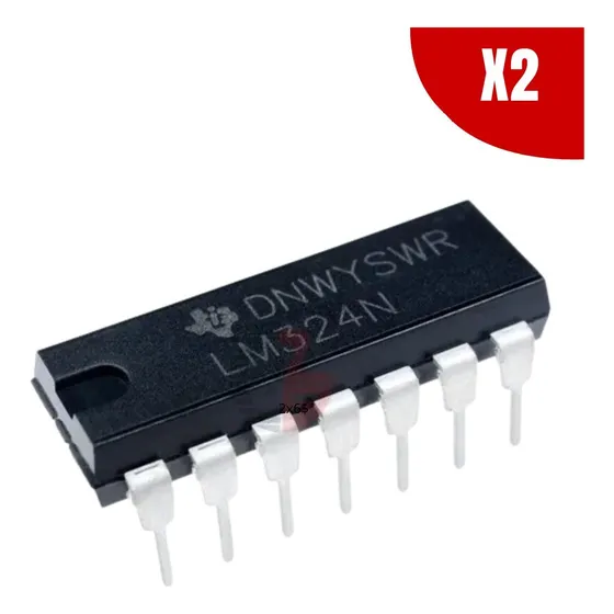 Lm324n Ci Muy Usado En Electrónica Analógica