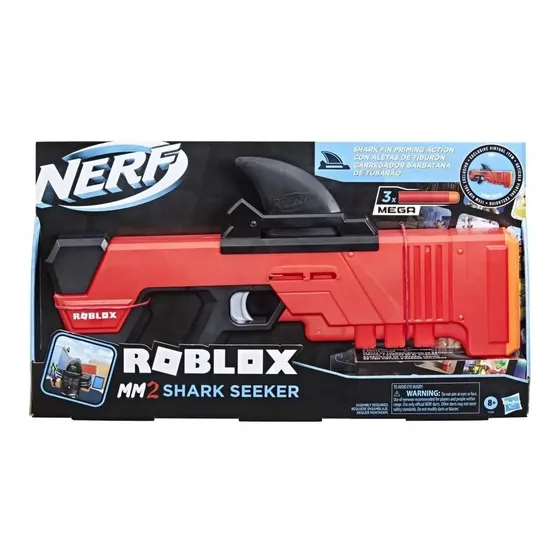 Brinquedo Lançador De Dardos Roblox Mm2 Shark Seeker F2489