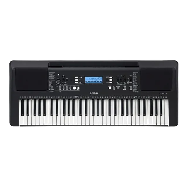 Teclado Sensitivo De 5 Octavas De 61 Teclas Yamaha Psre373 Color Negro