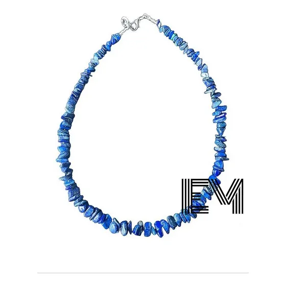 Collar De Escallas De Lapislazuli Premium Station- Serenidad
