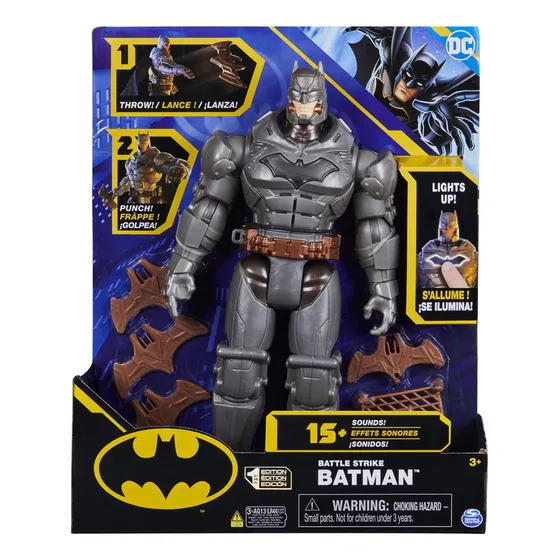 Figura De Acción Batman De Lujo Battle Strike Diversión 3