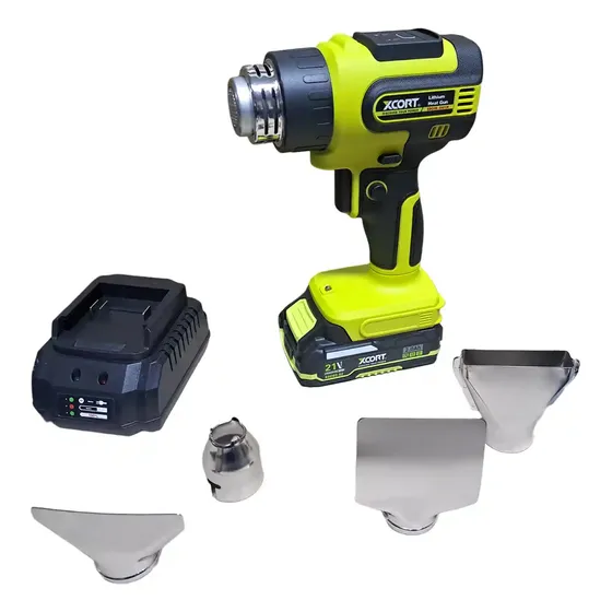 Pistola De Calor Inalámbrica 550ºc 21v Xcort Xdc09-5501h